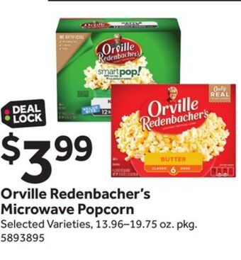 Stop&Shop Orville redenbacher's microwave popcorn offer