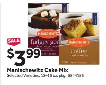 Stop&Shop Manischewitz cake mix offer