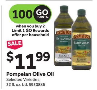 Stop&Shop Pompeian olive oil offer
