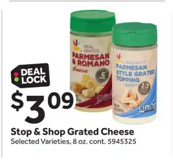 Stop&Shop Stop & shop grated cheese offer