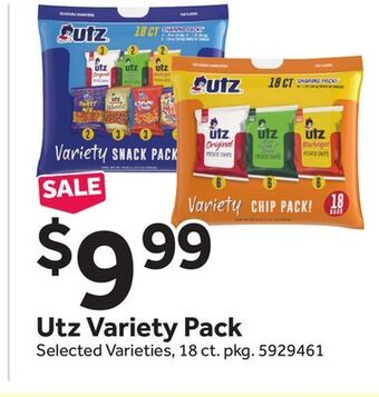 Stop&Shop Utz variety pack offer