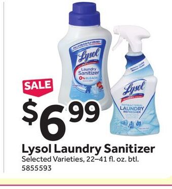 Stop&Shop Lysol laundry sanitizer offer