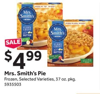 Stop&Shop Mrs. smith's pie offer
