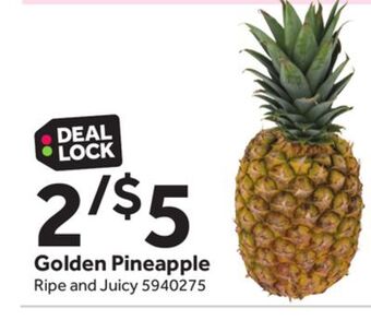 Stop&Shop Golden pineapple offer