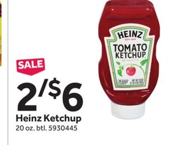 Stop&Shop Heinz ketchup offer