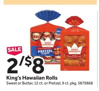 Stop&Shop King's hawaiian rolls offer
