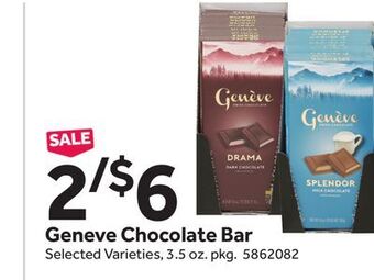Stop&Shop Geneve chocolate bar offer