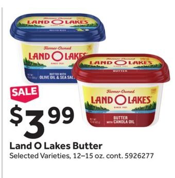 Stop&Shop Land o lakes butter offer