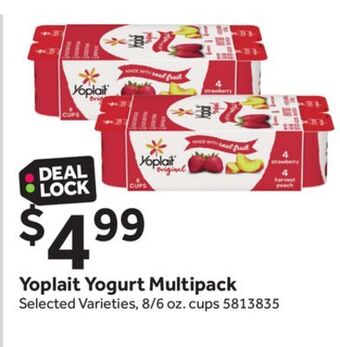 Stop&Shop Yoplait yogurt multipack offer