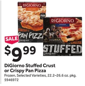 Stop&Shop Digiorno stuffed crust or crispy pan pizza offer