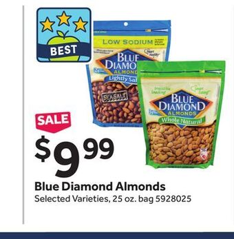 Stop&Shop Blue diamond almonds offer