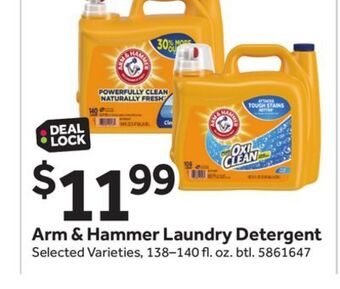Stop&Shop Arm & hammer laundry detergent offer