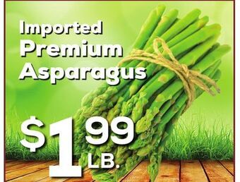 DeCicco & Sons Premium asparagus offer