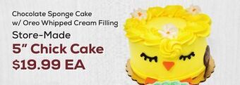 DeCicco & Sons 5 chick cake offer