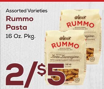DeCicco & Sons Rummo pasta offer