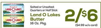 DeCicco & Sons Land o lakes butter offer