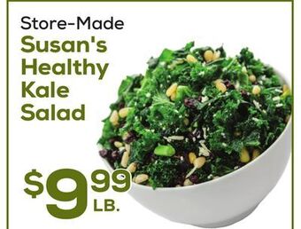 DeCicco & Sons Susan's healthy kale salad offer