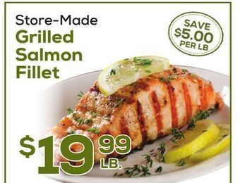 DeCicco & Sons Grilled salmon fillet offer