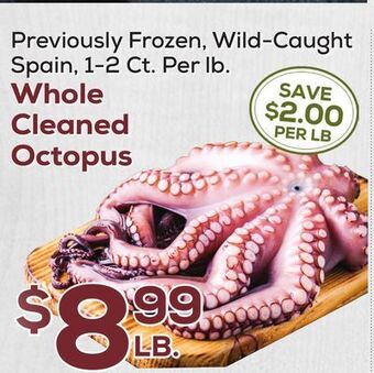 DeCicco & Sons Whole cleaned octopus offer