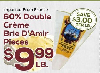 DeCicco & Sons Double crème brie d'amir pieces offer