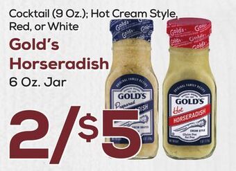 DeCicco & Sons Gold's horseradish 6 oz jar offer