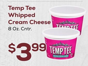 DeCicco & Sons Temp tee whipped cream cheese offer