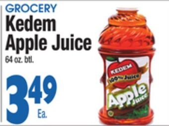 King Kullen Kedem apple juice offer