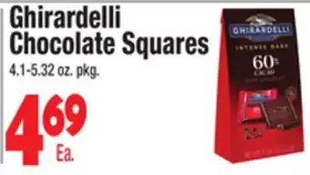 King Kullen Ghirardelli chocolate squares offer