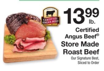 The Fresh Grocer Store made roast beef offer