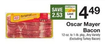 The Fresh Grocer Bacon offer