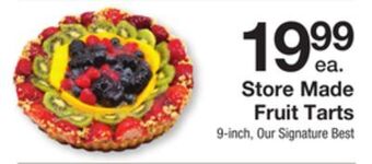 The Fresh Grocer Store made fruit tarts offer