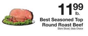 The Fresh Grocer Best seasoned top round roast beef offer