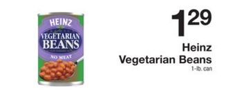 The Fresh Grocer Vegetarian beans offer
