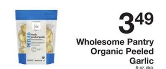 The Fresh Grocer Organic peeled garlic offer