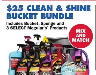 Carquest $25 clean & shine bucket bundle offer