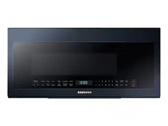 Samsung Bespoke over-the-range microwave 2.1 cu. ft. with sensor cooking in fingerprint resistant navy steel offer