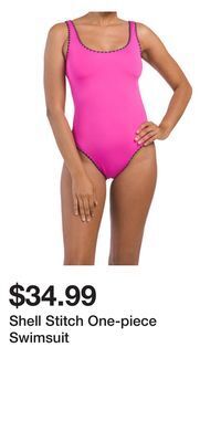 TJ Maxx Shell stitch one-piece swimsuit offer