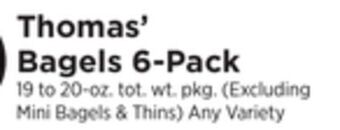 ShopRite Bagels 6-pack offer
