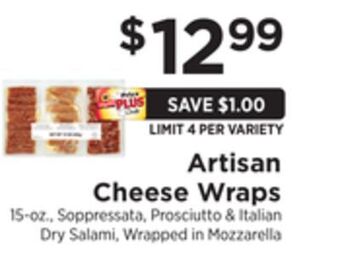 ShopRite Cheese wraps offer