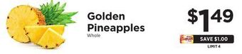 ShopRite Golden pineapples offer