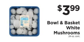 ShopRite White mushrooms offer