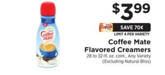 ShopRite Flavored creamers offer