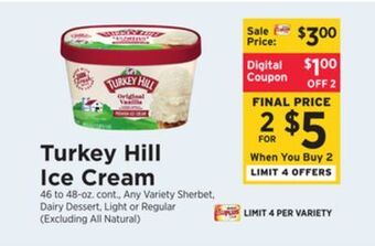 ShopRite Ice cream offer