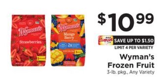 ShopRite Frozen fruit offer
