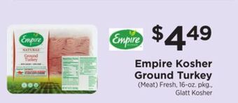 ShopRite Ground turkey offer
