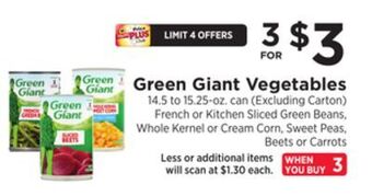 ShopRite Vegetables offer