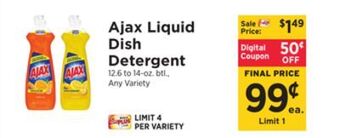 ShopRite Liquid dish detergent offer