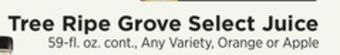 ShopRite Grove select juice offer