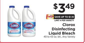 ShopRite Disinfecting liquid bleach offer