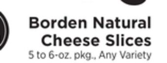 ShopRite Natural cheese slices offer